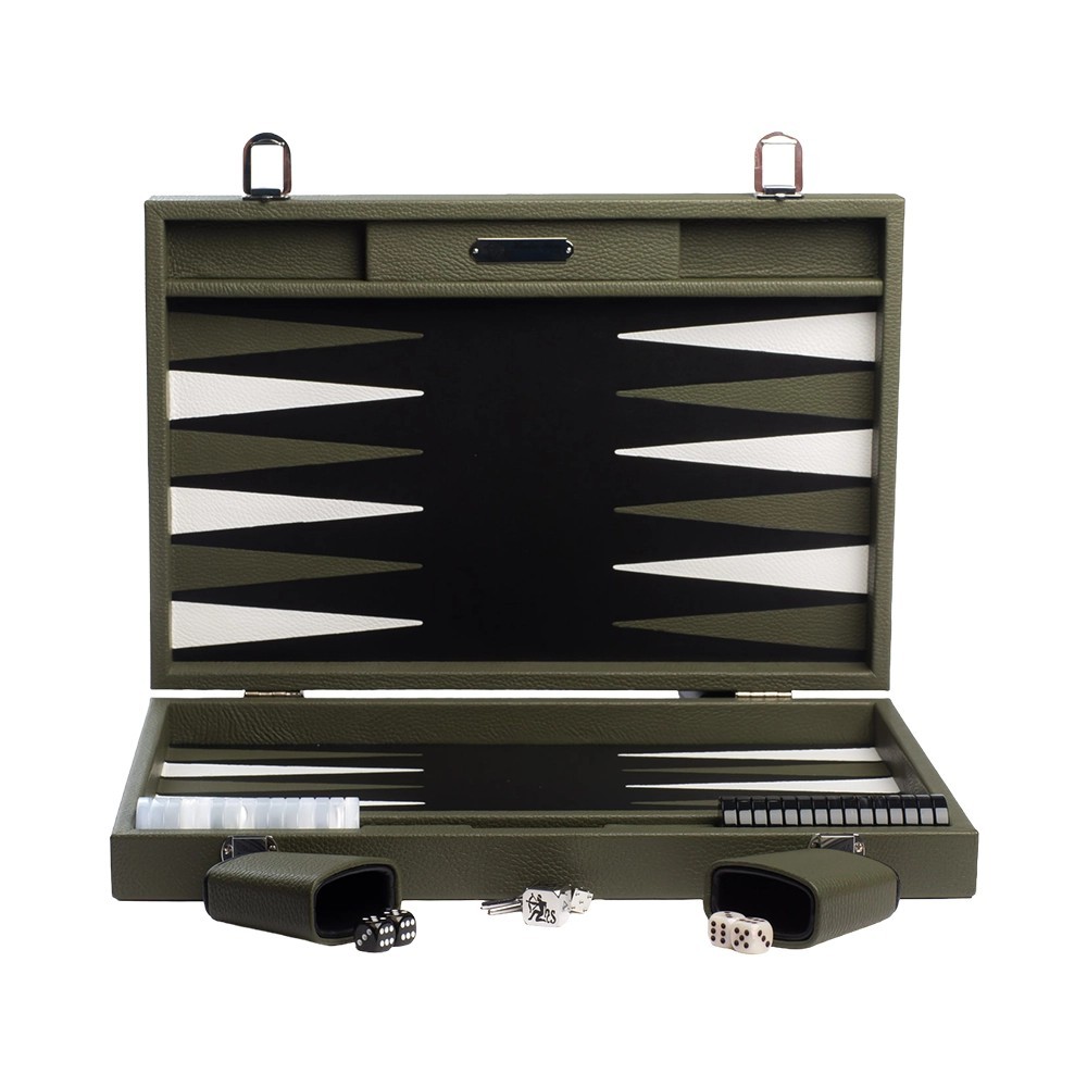 Backgammon Large Buffle Amande