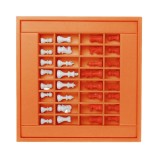 Coffret Échecs Buffle Orange