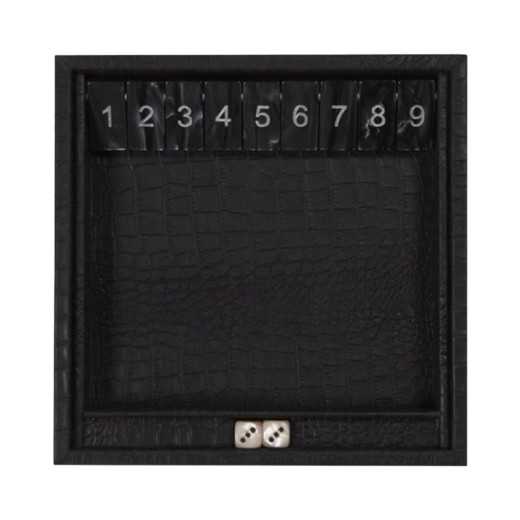 Shut The Box Cuir Noir