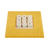 Tic Tac Toe Cuir Moutarde