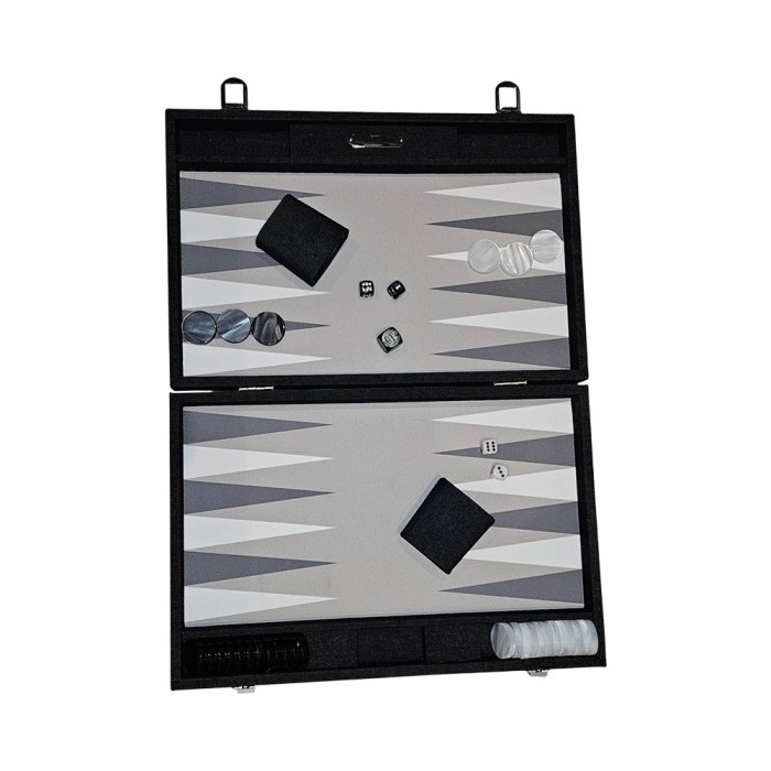 Backgammon Large Danny Jeans Gris