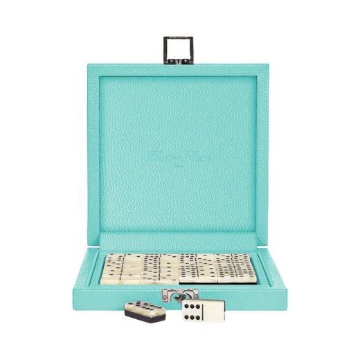 Dominos Nacre and Buffalo Leather