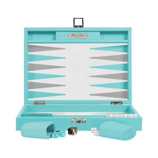 Backgammon Buffle Medium Turchese