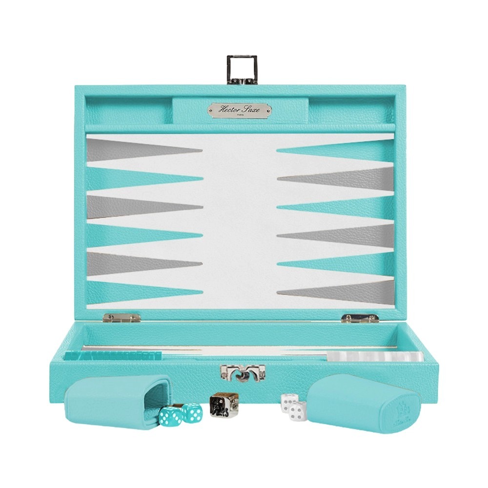 Backgammon-Buffle-Mittlere Türkis